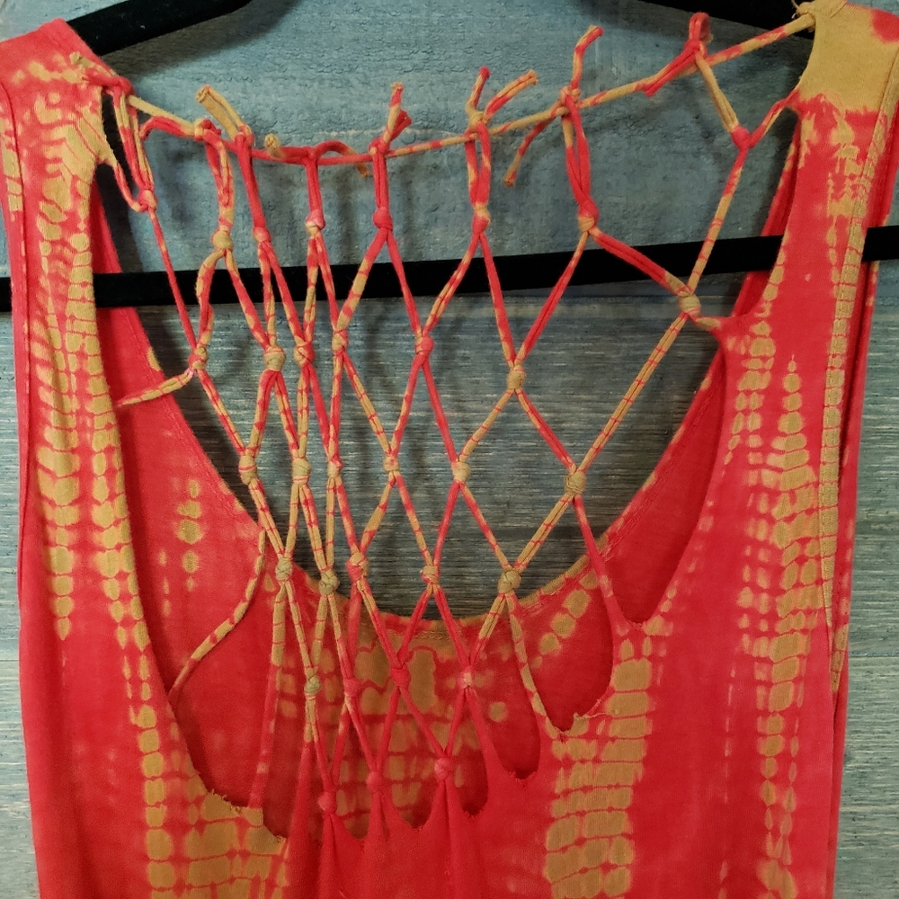 Vintage Buffalo David Bitton Maxi Dress Orange - Picture 10 of 10